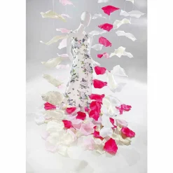 Deko Rosenblätter-Kette, Pack à 3 Stück