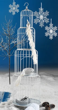 Deko Schneeflocken, Pack à 3 Stück