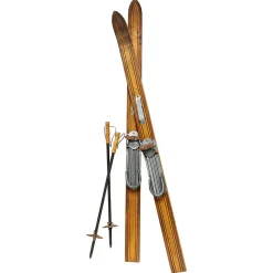 Deko Ski Aus Holz, 140 Cm Lang