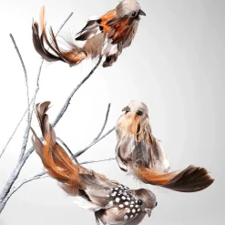 Deko Spatzen 17 Cm, 6 Stück