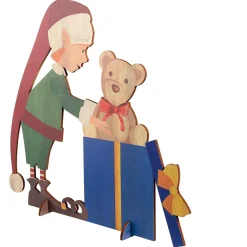 Deko-Aufsteller Weihnachtself 88 X 73 Cm