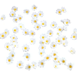 Dekoblüten Margeriten, 72 Stück