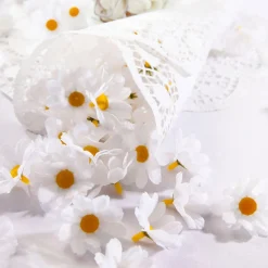 Dekoblüten Margeriten, 72 Stück