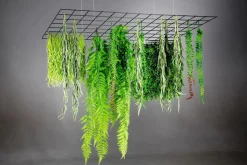 Deko-Deckengitter Schwarz, 130 X 70 Cm