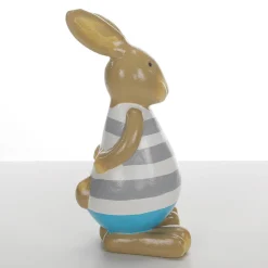 Dekofigur Osterhase Blau, 39 Cm