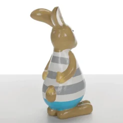 Dekofigur Osterhase Blau, 39 Cm