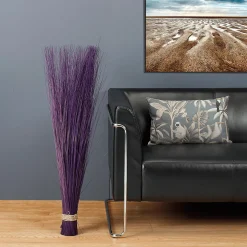 Deko-Grasbündel Lila 100 Cm