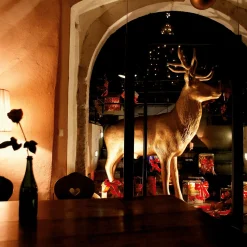 Deko-Hirsch 231 Cm Hoch, Gold