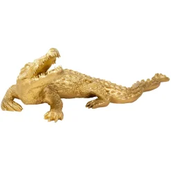 Deko-Krokodil 180 Cm Lang, Gold