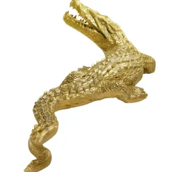 Deko-Krokodil 180 Cm Lang, Gold