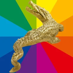 Deko-Krokodil 180 Cm Lang, Wunschfarbe