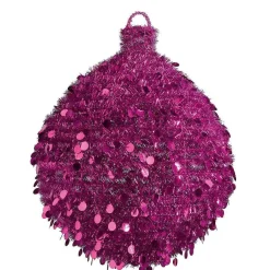 Dekokugel Tinsel, 100 Cm Ø, Pink