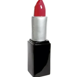 Deko-Lippenstift 60 Cm, Rot Silber Schwarz