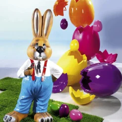 Deko-Osterei, 70 Cm Lang, Pink