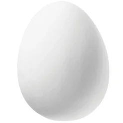 Deko-Osterei Weiß, 30 Cm