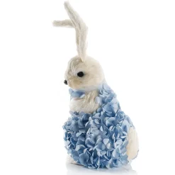 Deko-Osterhase Im Hortensienkleid Blau 30 Cm