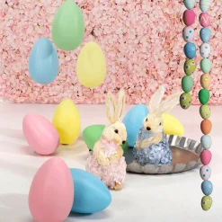 Deko-Osterhase Im Hortensienkleid Blau 30 Cm