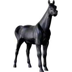 Deko-Pferd 195 Cm Hoch, Schwarz