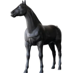 Deko-Pferd 195 Cm Hoch, Schwarz