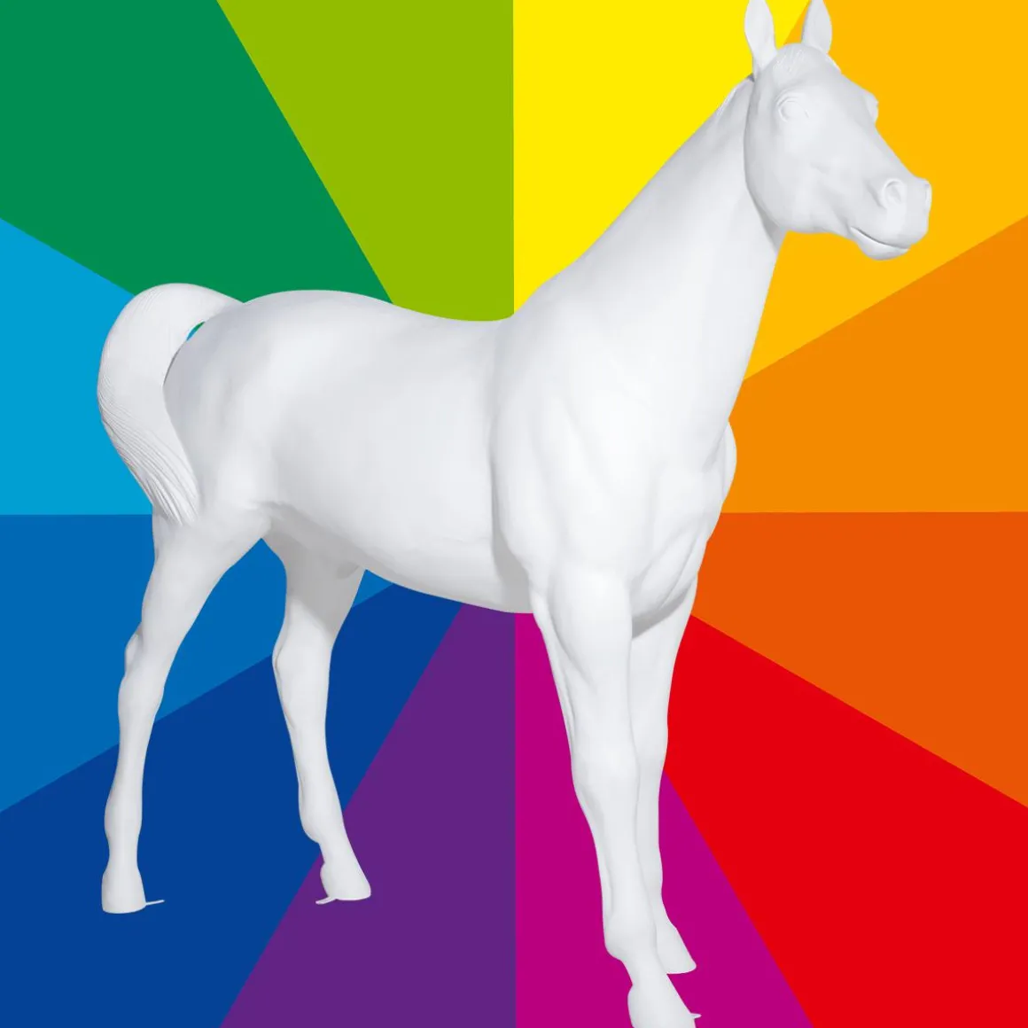 Deko-Pferd 195 Cm Hoch, Wunschfarbe