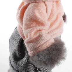 Deko-Plüsch-Oster-Hase 40 Cm Hoch, Grau