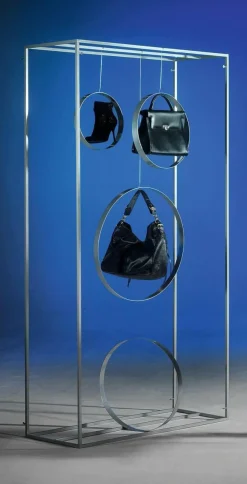 Dekorahmen Aus Metall, Silber 200 Cm Hoch