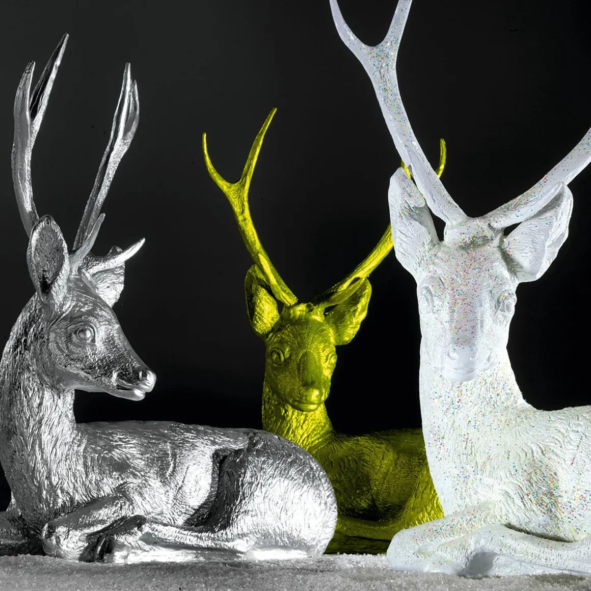 Deko-Rehbock 70 Cm Lang, Gold