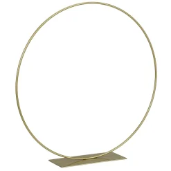 Dekoring Aus Metall Mit Standfuß, Gold 30 Cm Ø