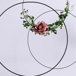 Dekoring Aus Metall, Schwarz 80 Cm Ø