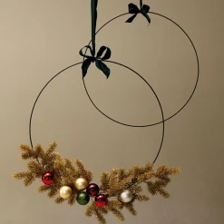 Dekoring Aus Metall, Schwarz 80 Cm Ø