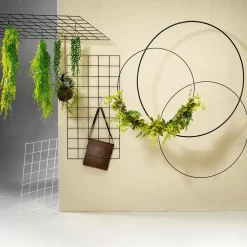 Dekoring Aus Metall, Schwarz 80 Cm Ø