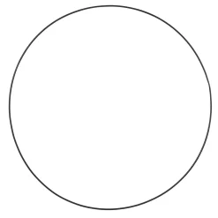 Dekoring, Schwarz 58 - 60 Cm Ø, Metall