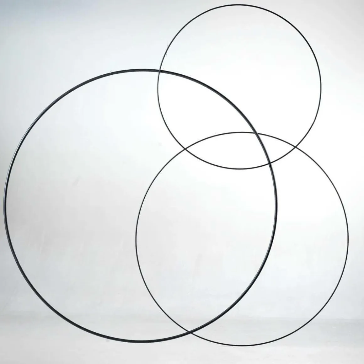 Dekoring, Schwarz 58 - 60 Cm Ø, Metall