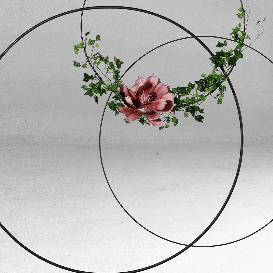 Dekoring, Schwarz 58 - 60 Cm Ø, Metall