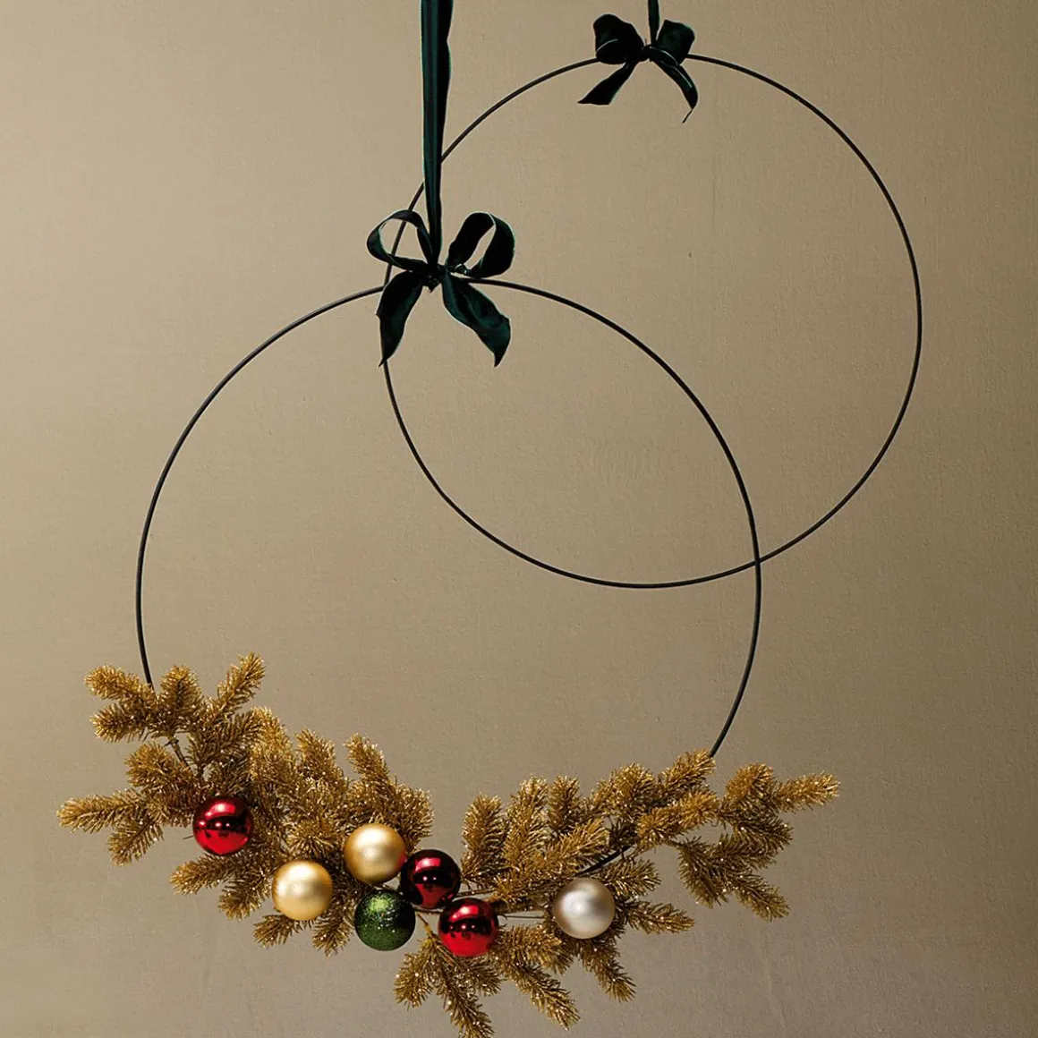 Dekoring, Schwarz 58 - 60 Cm Ø, Metall