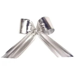 Dekoschleife Für Aussen Silber 80 Cm, B1