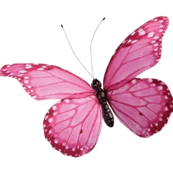 Deko-Schmetterling Pink, 80 Cm