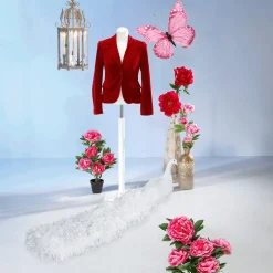 Deko-Schmetterling Pink, 80 Cm