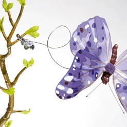 Deko-Schmetterlinge, 10 Cm, Lila, 6 Stück