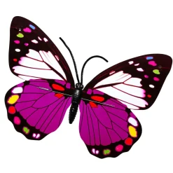 Deko-Schmetterlinge Lila 40 Cm 3 Stück