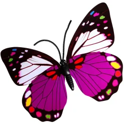 Deko-Schmetterlinge Lila 40 Cm 3 Stück