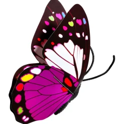 Deko-Schmetterlinge Lila 40 Cm 3 Stück