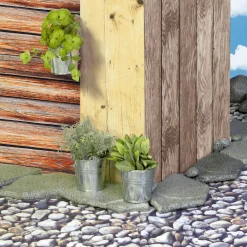 Dekostoff “Bretter“ 150 Cm Breit, Braun