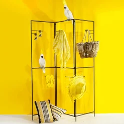 Deko-Strohhut Gelb, 40 Cm Ø