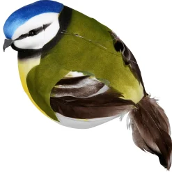 Dekovogel Blau Grün Gelb 19 Cm