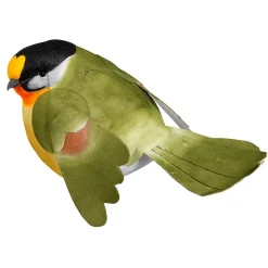 Dekovogel Grün-orange 19 Cm