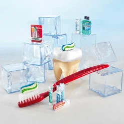 Deko-Zahnbürste, Blau 100 Cm