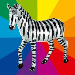 Deko-Zebra 190 Cm Lang, Wunschfarbe