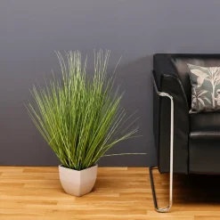 Deko-Zebragras Im Weißen Topf 78 Cm