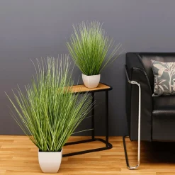 Deko-Zebragras Im Weißen Topf 78 Cm